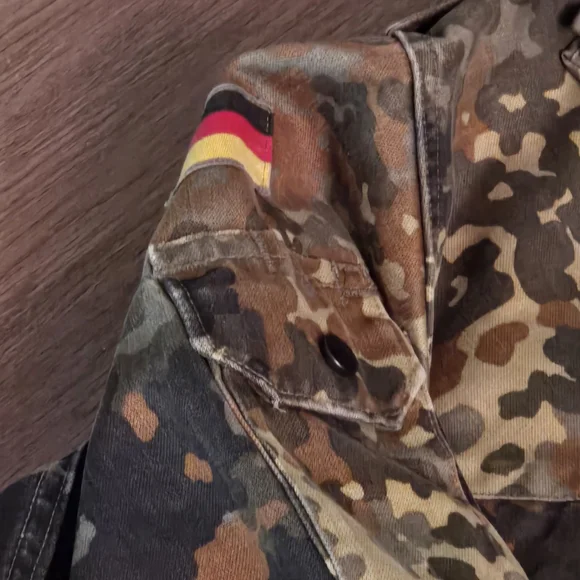 Camouflage Military Field Jacket Size 2XL In Great Condition German Military. - Picture 3 of 8